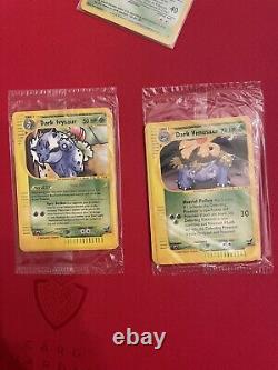 Pokemon Promo Dark Ivysaur #6 & Dark Venusaur #7 2003 Seled 8-pack Cartes! Rare