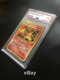 Pokémon Psa 9 Mint Charizard 1996 Set De Base Japonais Carte Originale Originale De Holo