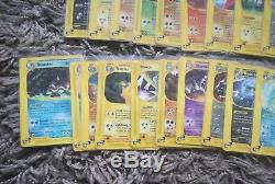 Pokemon Skyridge Set, 144/144 Cartes, Wotc Set, Série E, Set Complet, Nm / Neuf