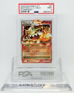 Pokemon Stormfront Heatran LV X 97/100 Ultra Rare Holo Foi Card Psa 9 Mint #