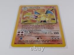 Pokémon TCG Charizard Ensemble de Base 4/102 Holo Illimité Rare 1999 Pokémon