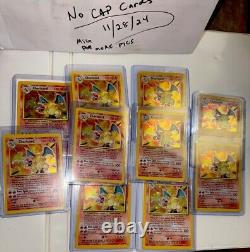 Pokémon TCG Charizard Holo Rare Illimité 4/102 1999 4 Individuel, État LP