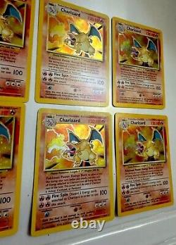 Pokémon TCG Charizard Holo Rare Illimité 4/102 1999 4 Individuel, État LP