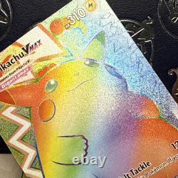 Pokemon TCG Pikachu VMAX Art Complète Arc-en-Ciel Rareté Secrète 188/185 Tension Vivid NM/M
