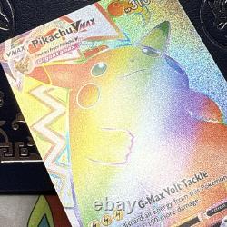 Pokemon TCG Pikachu VMAX Art Complète Arc-en-Ciel Rareté Secrète 188/185 Tension Vivid NM/M