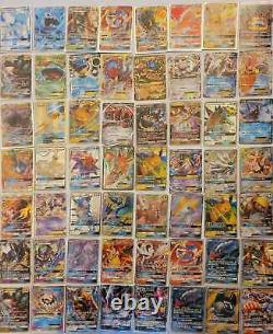Pokemon Tcg 10 Card Lot Tout Holo Avec Ultra Rare V Ex Gx Vmax Rainbow