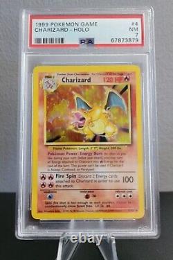 Pokémon Tcg Charizard Base Set 4/102 Holo Illimité Holo Rare