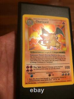 Pokémon Tcg Charizard (shadowless) 4/102 1999 Ensemble De Base Holo Rare Unlimited