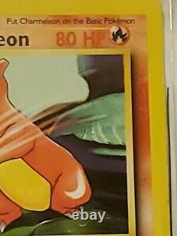 Pokémon Tcg Charmeleon Base Set 24/102 Régulier Illimité Peu Fréquent Rare 80hp Carte