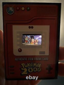 Pokemon The Movie 2000 Authentic Film 35mm Frame Card! Cendre, Misty Et Pikachu