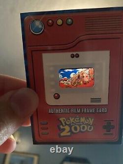 Pokemon The Movie 2000 Authentic Film 35mm Frame Card! Équipe Rocket & Slowking