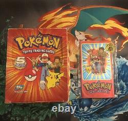 Pokemon Topps Chrome Booster Box 2000. 20x Pochettes De 5 Cartes Scellées Toutes Les Cartes De Charizard Inc