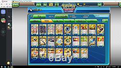 Pokemon Trading Card Game Compte En Ligne 88% Complet Avec 34 Ensembles Complets! Sensationnel