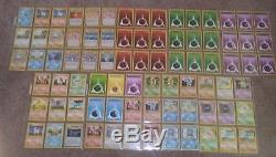 Pokemon Vintage Carte Lot 450+ Base Set 1ère Edition Shadowless Vs Promo Rare Wotc