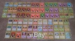 Pokemon Vintage Carte Lot 450+ Base Set 1ère Edition Shadowless Vs Promo Rare Wotc