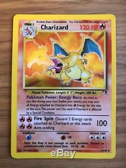 Proche Mint! Charizard (3/110) Carte Pokemon Holo De La Collection Légendaire! Rare