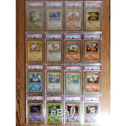 Psa 10 Base Illimité Set 1999 Cartes Pokemon Complete Set Charizard