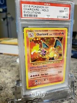 Psa 10 Charizard 11/108 Xy Evolutions Holo Rare Pokemon Card Gem Mint