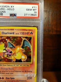 Psa 10 Charizard #11/108 Xy Evolutions Holo Rare Pokemon Card Gem Mint