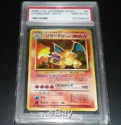 Psa 10 Gem Mint Charizard 006 Japanese Base Set Holo Rare Carte Pokémon