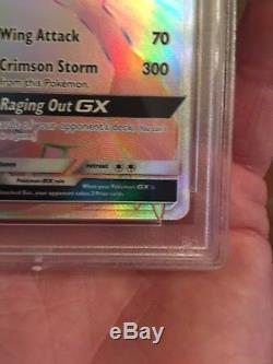 Psa 10 Gem Mint Charizard Gx 150/147 Hyper Rare Ombres Brûlantes Carte Pokemon