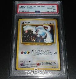 Psa 10 Gem Mint Lugia Japonais Neo Genesis Holo Rare Carte Pokemon