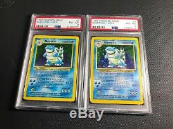 Psa 8 Nm-mt Blastoise Holo 2/102 Base Set Brillant Rare Foil Illimité Carte Pokémon