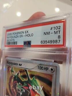 Psa 8 Rayquaza Ex Holo Rare Ex Désoxys 2005 Pokemon Card #102