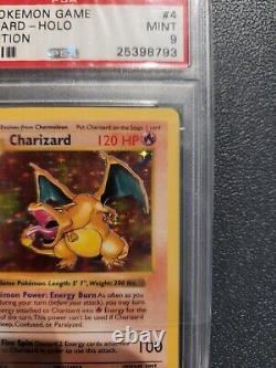 Psa 9 1ère Édition Charizard Sans Ombre Saint Graal Pokémon Mint Card