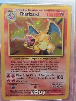 Psa 9 Charizard Holo 1999 Carte Pokémon Base Set