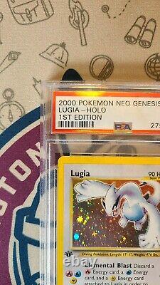 Psa 9 Mint 1ère Édition Lugia 9/111 Holo Rare Neo Genesis Pokemon Card Wotc 2000