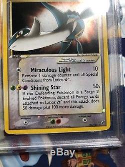 Psa 9 Mint Latios Gold Star 106/107 Ex Deoxys Secret Rare Holo Carte Pokémon