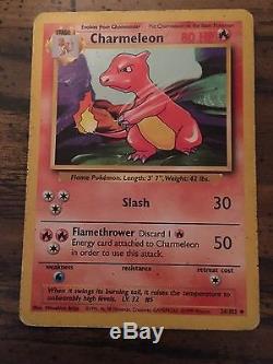 Rare 1995, 1996, 1998, 1999 Charmeleon Pokemon Card