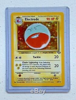 Rare! 1999 Électrode Carte Pokémon De Base Holo Holographic Ex Old Vintage Cond
