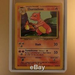Rare 1ère Édition Charmeleon Pokémon Card 24/102 Très Bonne Condition