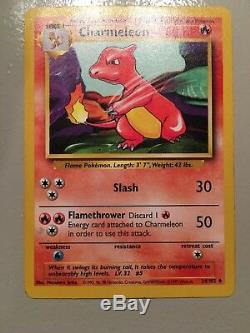 Rare Étape 1 De Pokemon Charmeleon Card 24/102, 1995