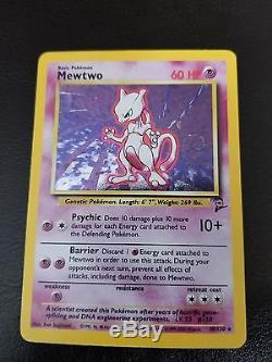 Rare Original 1995 Mewtwo Pokemon Card. 10/130