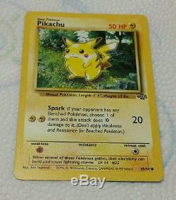 Rare Pikachu Pokemon Card Menthe Jungle Édition Ultra Rare