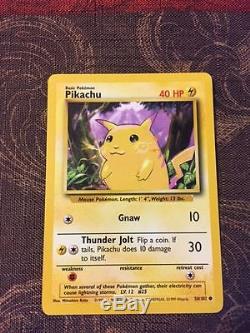 Rare Purple Pokachu Pokemon Card Edition Base Pas De Red Dot / No Play