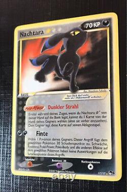 Rare Umbreon Goldstar Nachtara Série Pop 5 Étoiles D'or Pokemon Karte Carte Monnaie