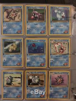 Rare Vintage Pokemon Cards Lot-1999 1ère Édition Mint Cards + More Vente Énorme