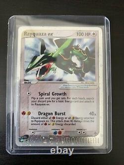 Rayquaza Ex 97/97 Ultra-rare Ex Dragon Pokémon Carte Holo Foil Menthe