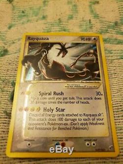 Rayquaza Gold Star Shiny 107/107 Carte Ultra Rare Pokemon Ex Deoxys