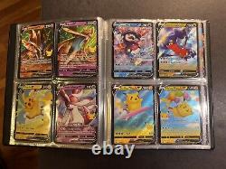 Reliure De Lot De La Collection 80 Cartes Pokemon Vmax, V Full Art Ultra Rare Cards! Nm/m