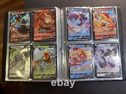 Reliure De Lot De La Collection 80 Cartes Pokemon Vmax, V Full Art Ultra Rare Cards! Nm/m
