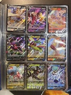 Reliure De Lot De La Collection De Cartes Pokemon 90 Vmax, V Full Art Ultra Rare Cards Mint