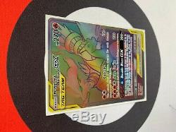 Reshiram & Charizard Gx 217/214 Rainbow Hyper Rare Carte Pokémon Liens Débrouillés