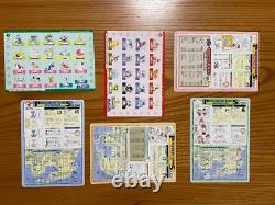 SR! 1996 Carte Jumbo Pokemon Carddass Ensemble complet de 6 - Ken Sugimori Bandai Japon