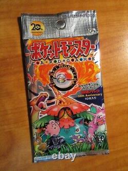 Sealed Japonais Pokemon Cp6 20th Anniversary Set Card Booster Pack Xy Base Break