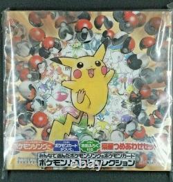Sealed Vintage Pokemon Pikachu Records 1998 CD Promo Set Japonais Avec Cartes Mint